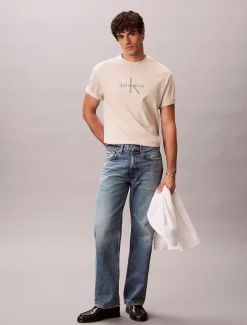Relaxed T-shirt met logo-applicatie