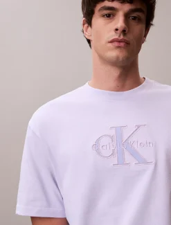 Relaxed T-shirt met logo-applicatie