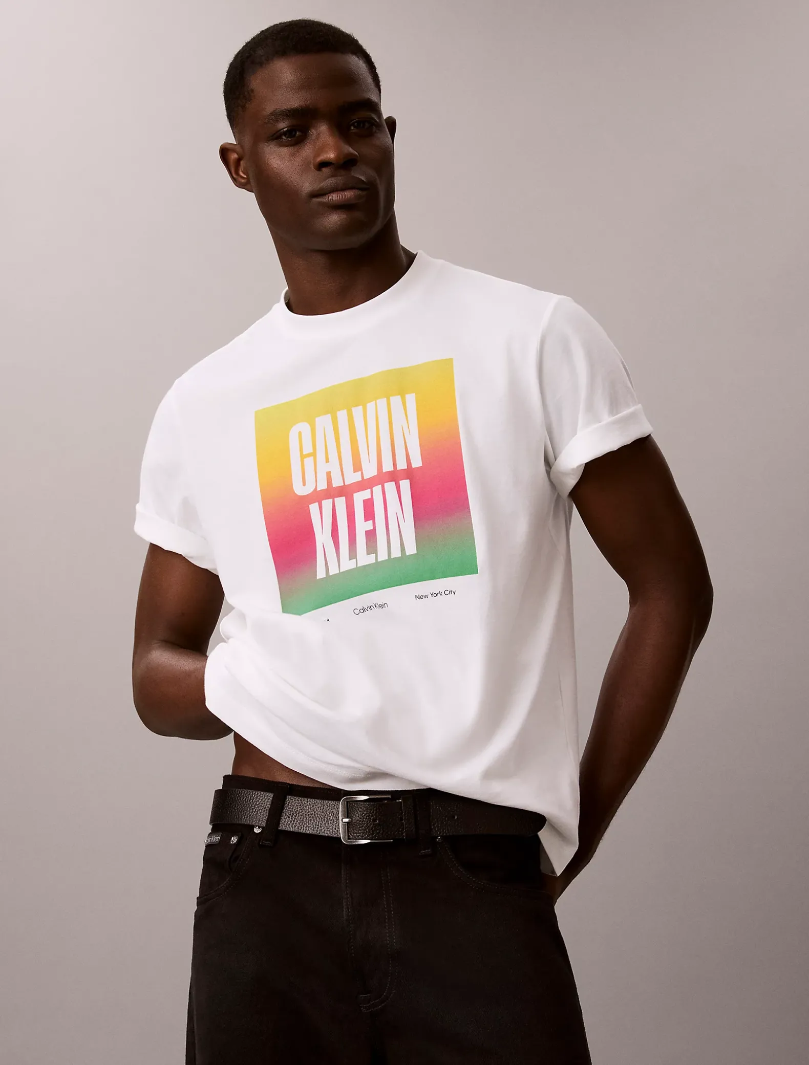 Relaxed T-shirt met logo - Pride
