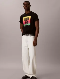 Relaxed T-shirt met logo - Pride