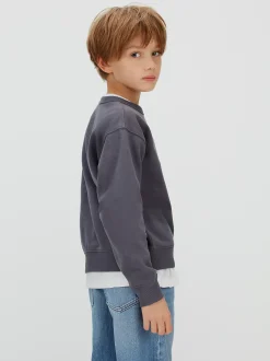 Relaxed Varsity-sweatshirt