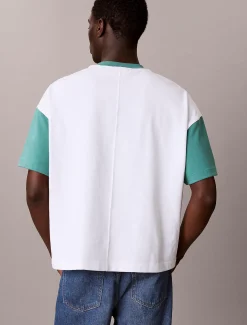 Relaxed Varsity-T-shirt met logo