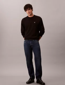 Relaxt sweatshirt met monogram