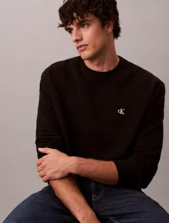 Relaxt sweatshirt met monogram
