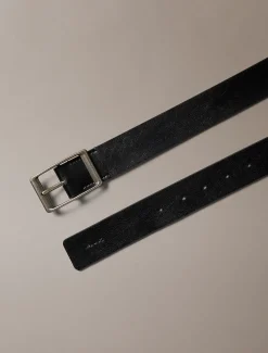 Riem van getrommeld leer