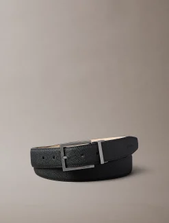 Riem van volnerf leer met caviartextuur