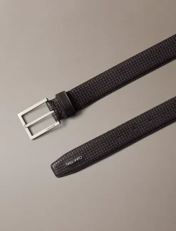 Riem van volnerf leer met textuur