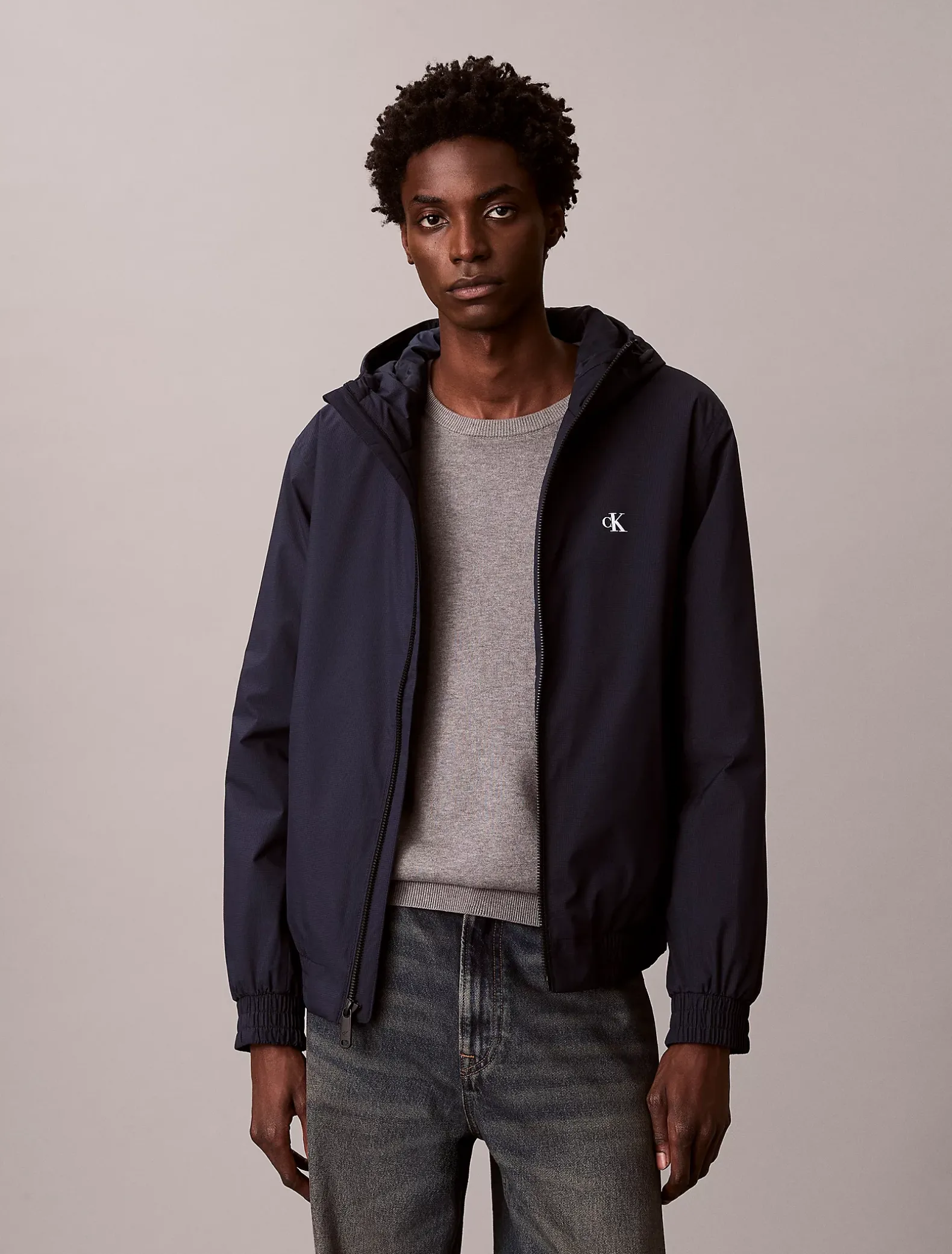 Ripstop jack met capuchon