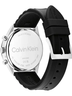 Roestvrij stalen en siliconen multifunctioneel horloge