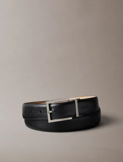 Saffiano volnerf leren riem