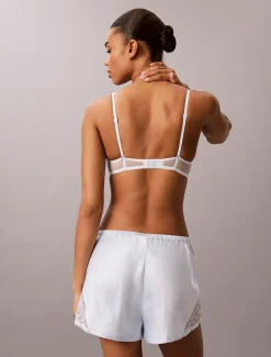 Satijnen en kanten pyjamashort - Eternal Satin