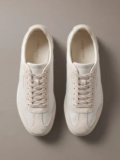 Satijnen hybride balletsneakers
