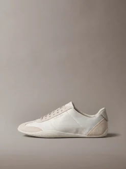 Satijnen hybride balletsneakers