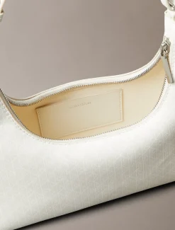Schoudertas met all-over monogramlogo