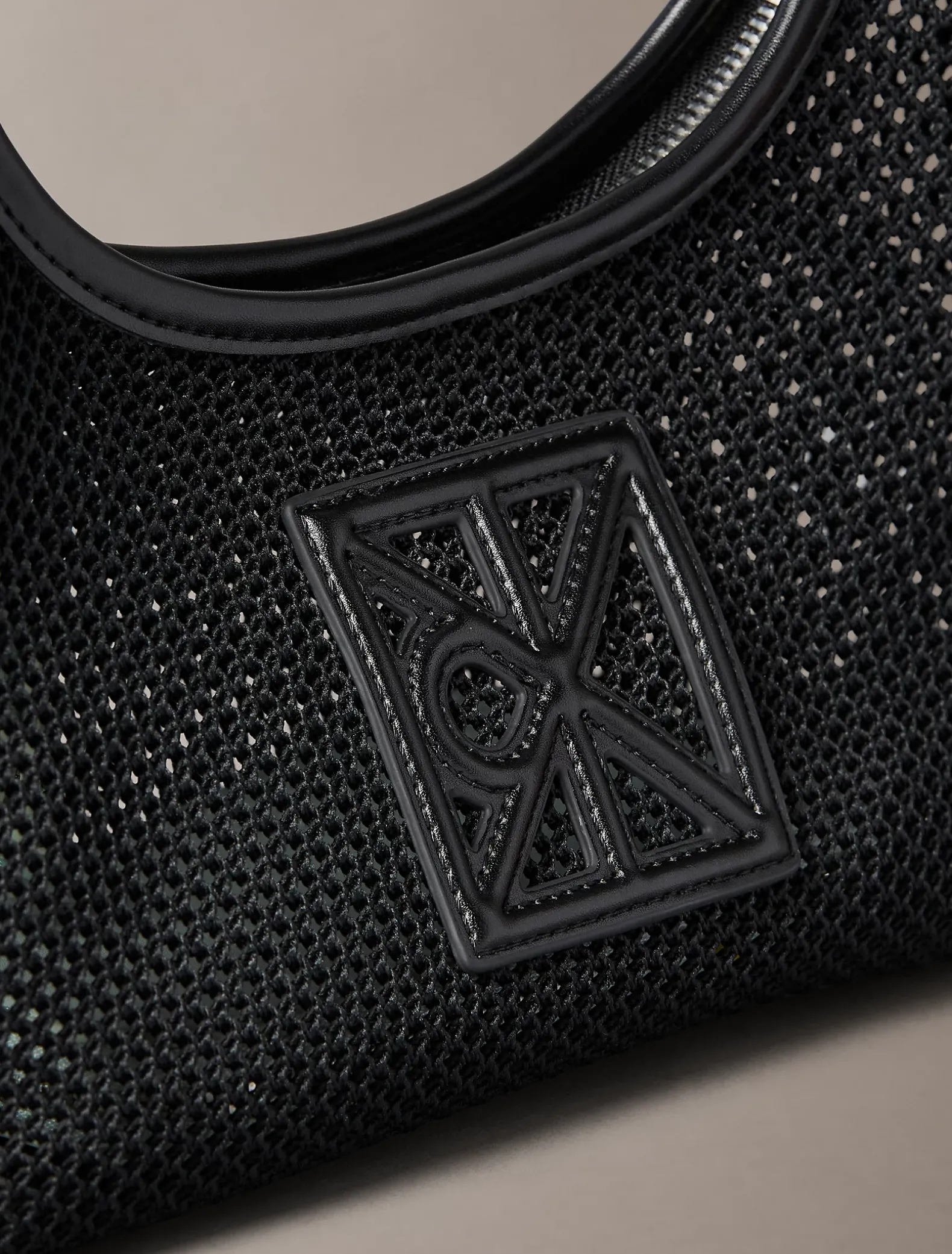 Schoudertas met embleemlogo mesh