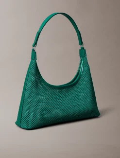 Schoudertas met embleemlogo mesh