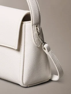 Schoudertas met grof patroon