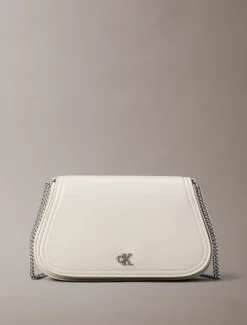 Schoudertas met monogram en hardware ketting