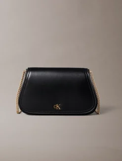Schoudertas met monogram en hardware ketting