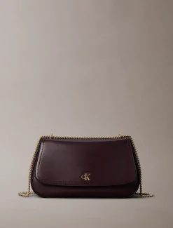 Schoudertas met monogram hardware
