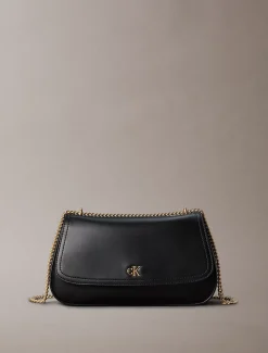 Schoudertas met monogram hardware