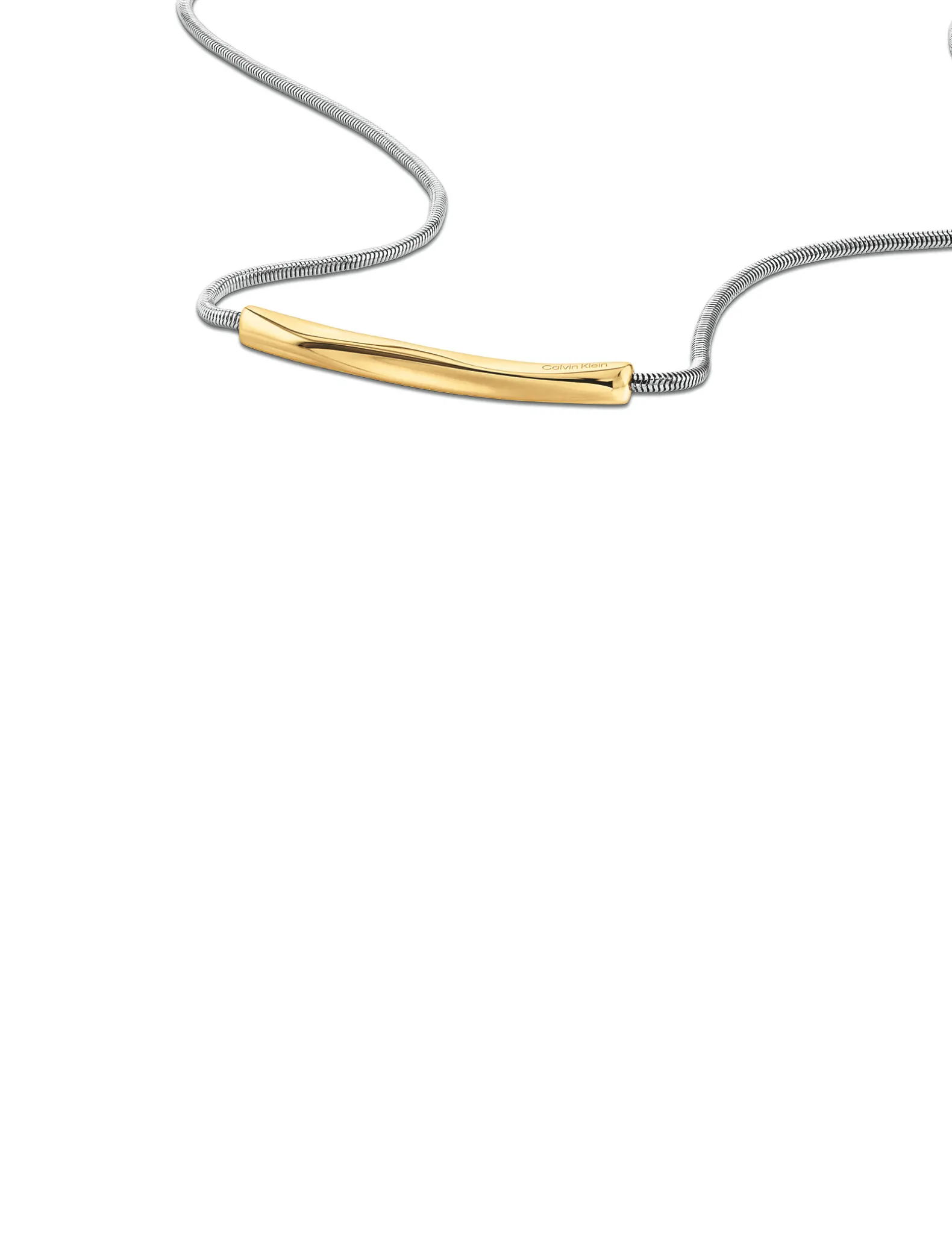 Sculpted Bar ketting met hanger