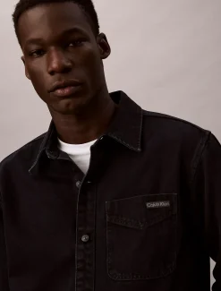 90's denim overshirt
