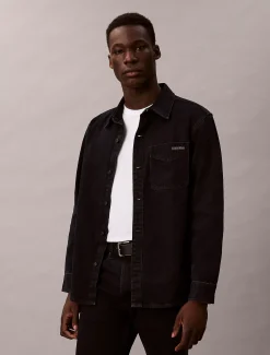 90's denim overshirt