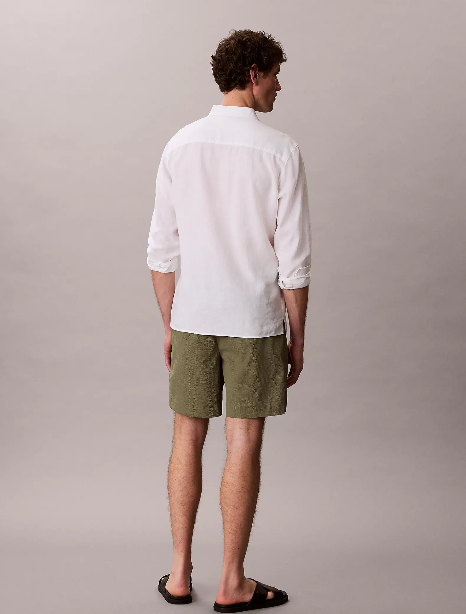 Seersucker korte broek