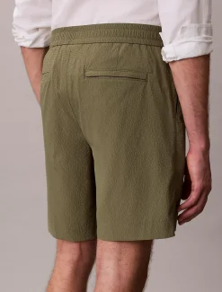 Seersucker korte broek