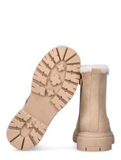 Sherpa Chelsea-laarzen met handige rits voor kinderen