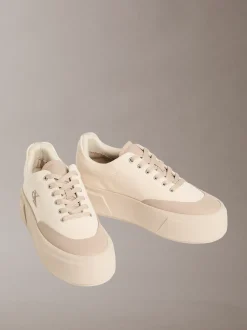 Sienna - Canvas logo-plateausneakers