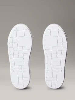 Sienna - Leren plateau sneakers met logo