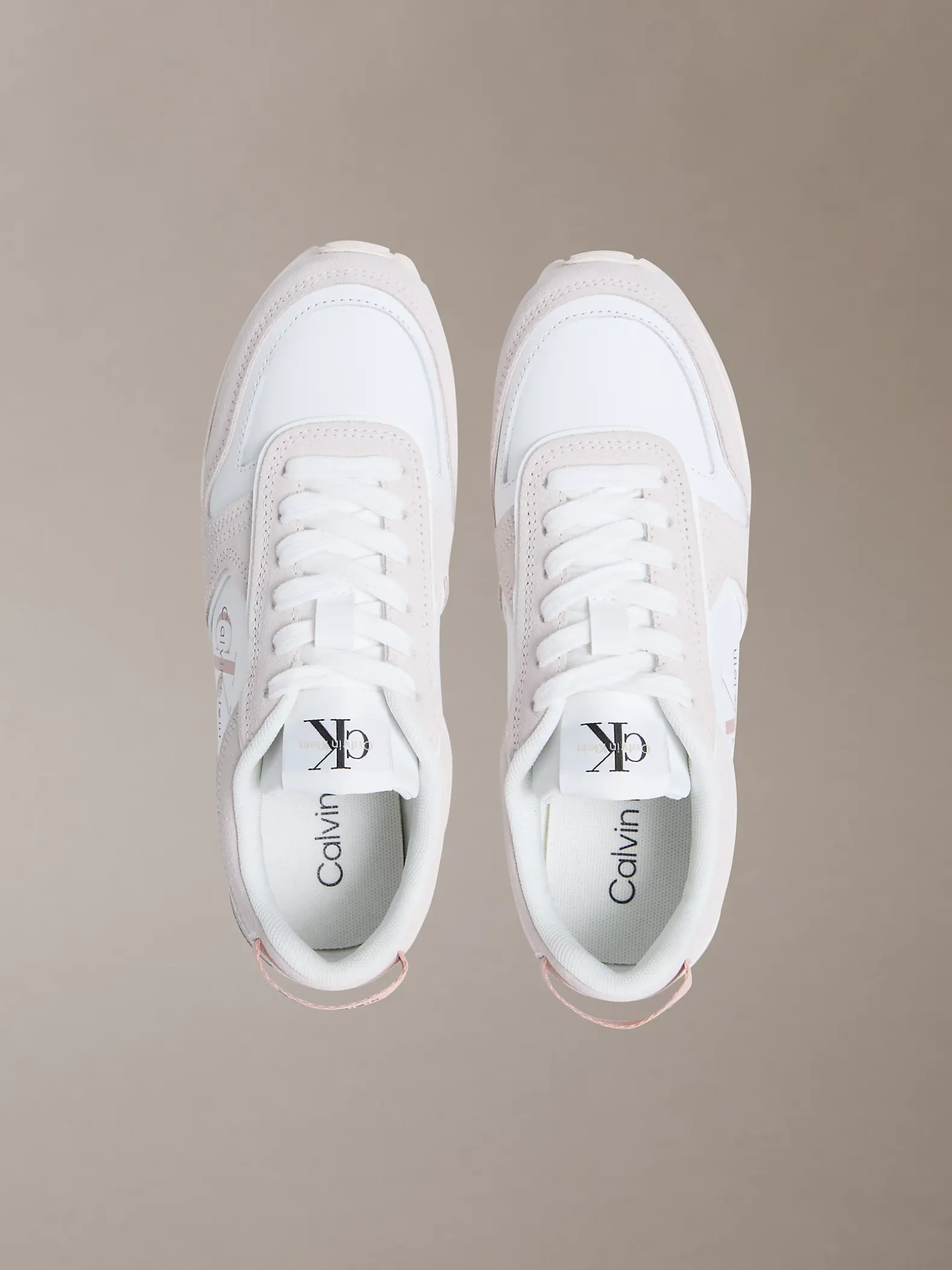 Signature hardloopsneakers van suède