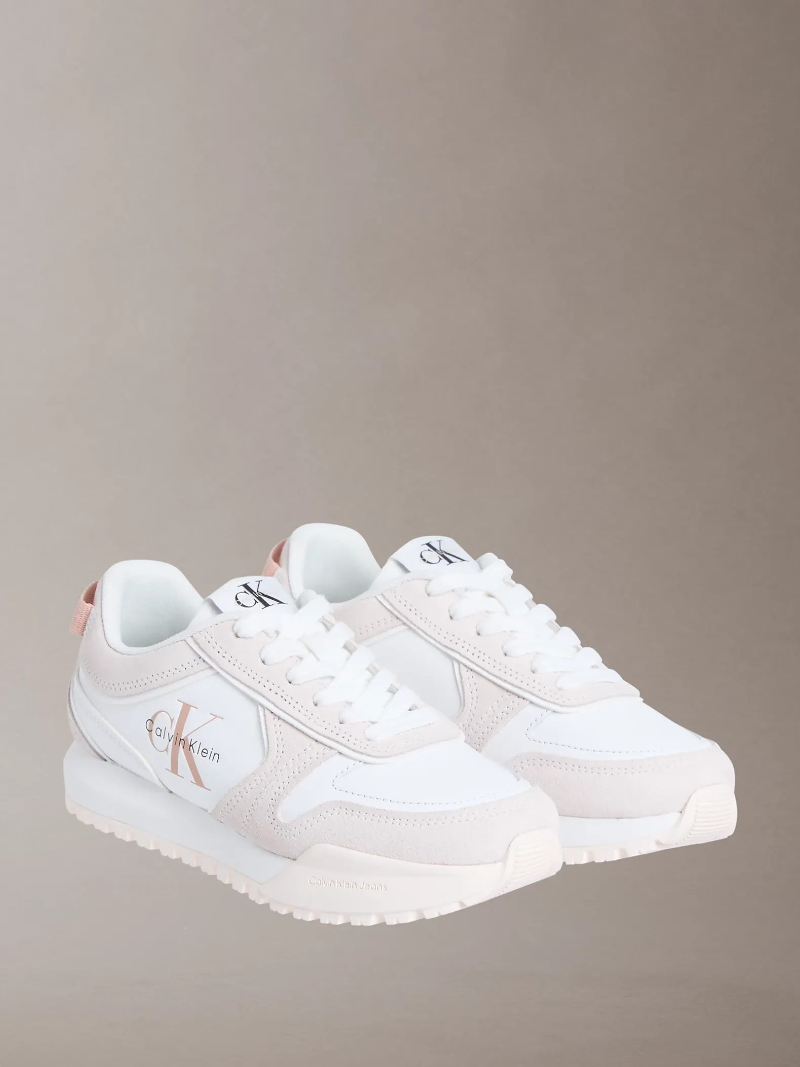 Signature hardloopsneakers van suède
