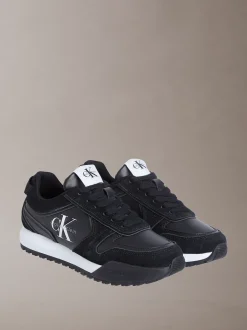Signature hardloopsneakers van suède