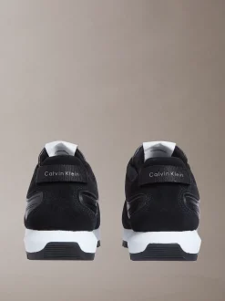 Signature hardloopsneakers van suède