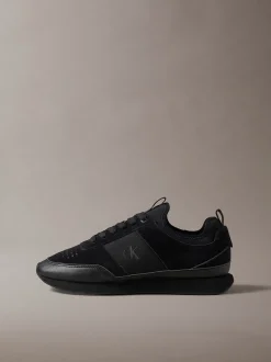 Signature hardloopsneakers van suède met logo