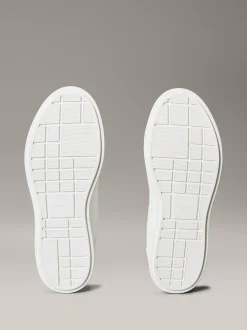 Signature leren sneakers met logo