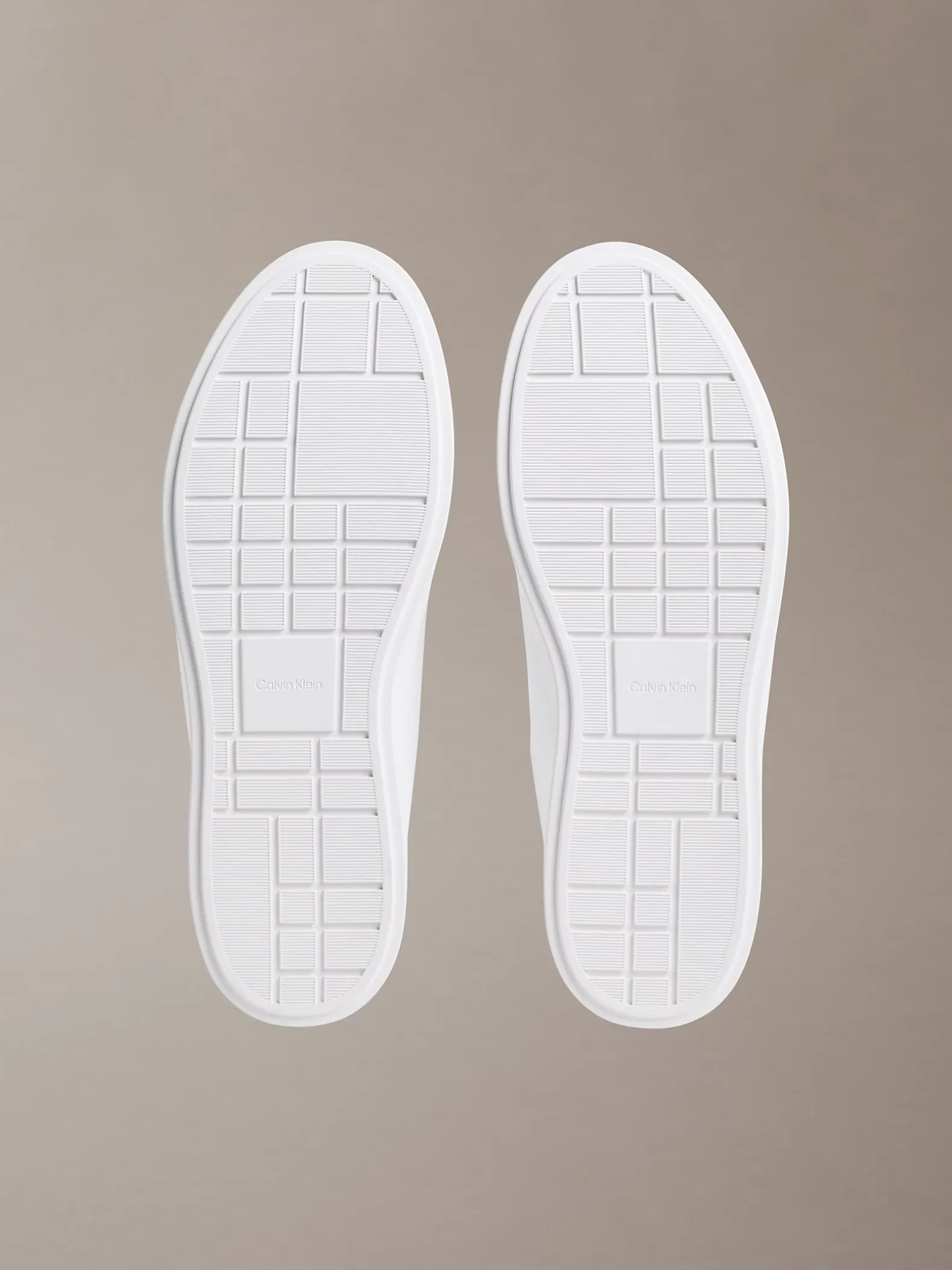 Signature leren sneakers met logo