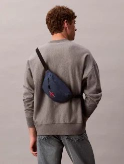 Signature nylon heuptas met logo