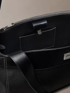Signature turn-lock tote bag