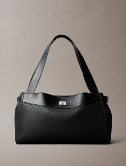 Signature turn-lock tote bag