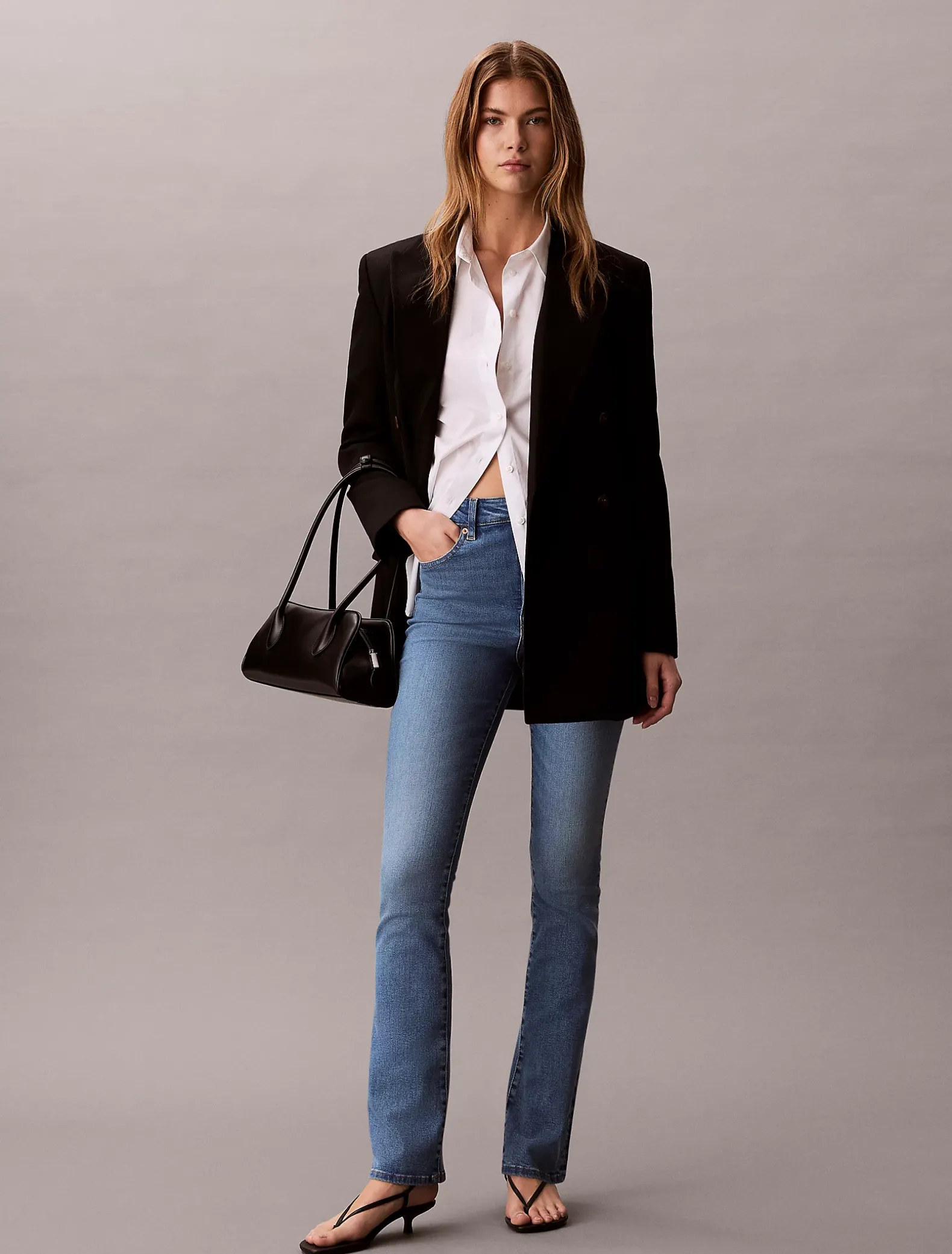 Skinny bootcut jeans