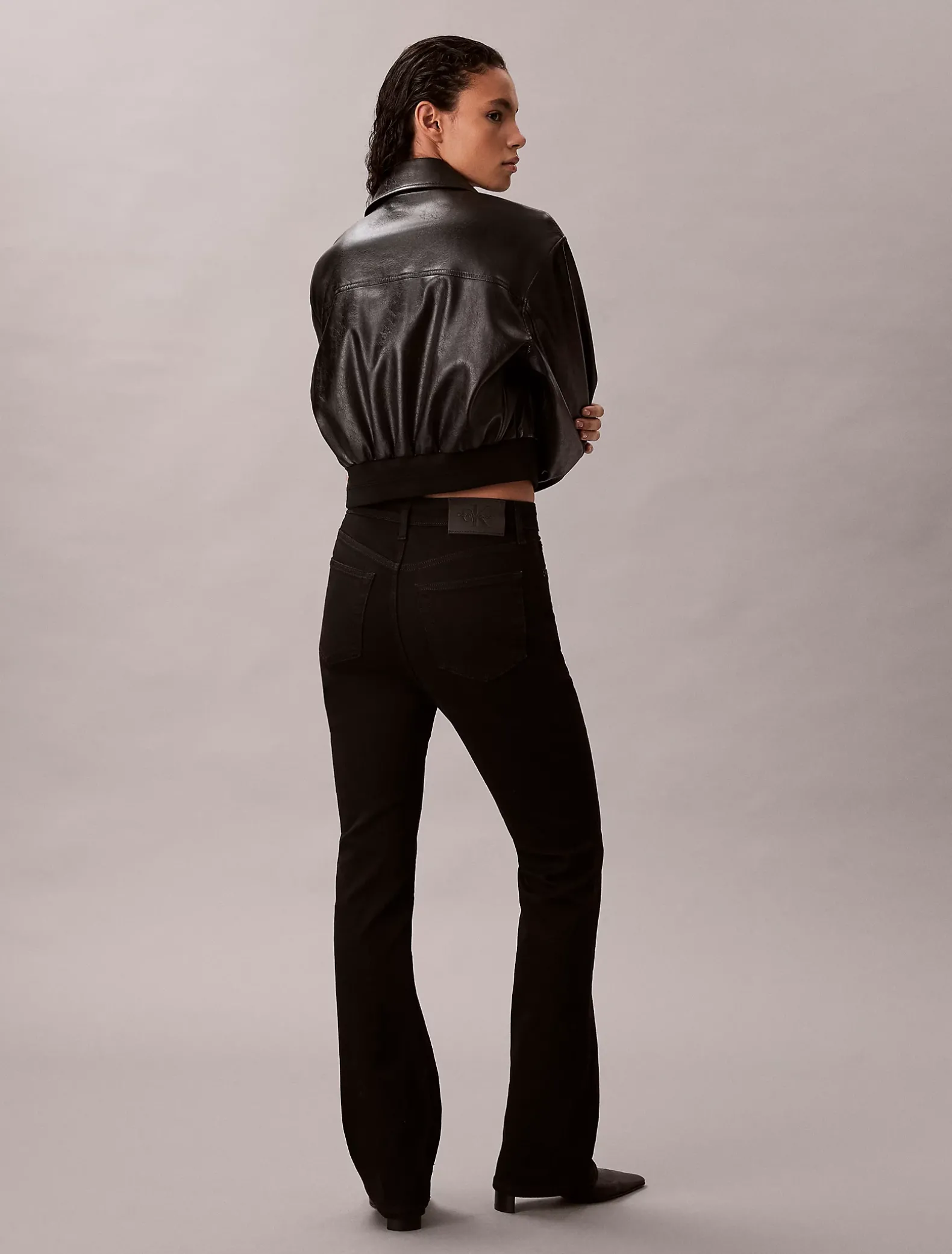 Skinny bootcut jeans
