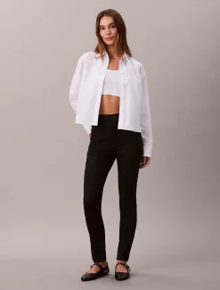 Skinny jeans met hoge taille