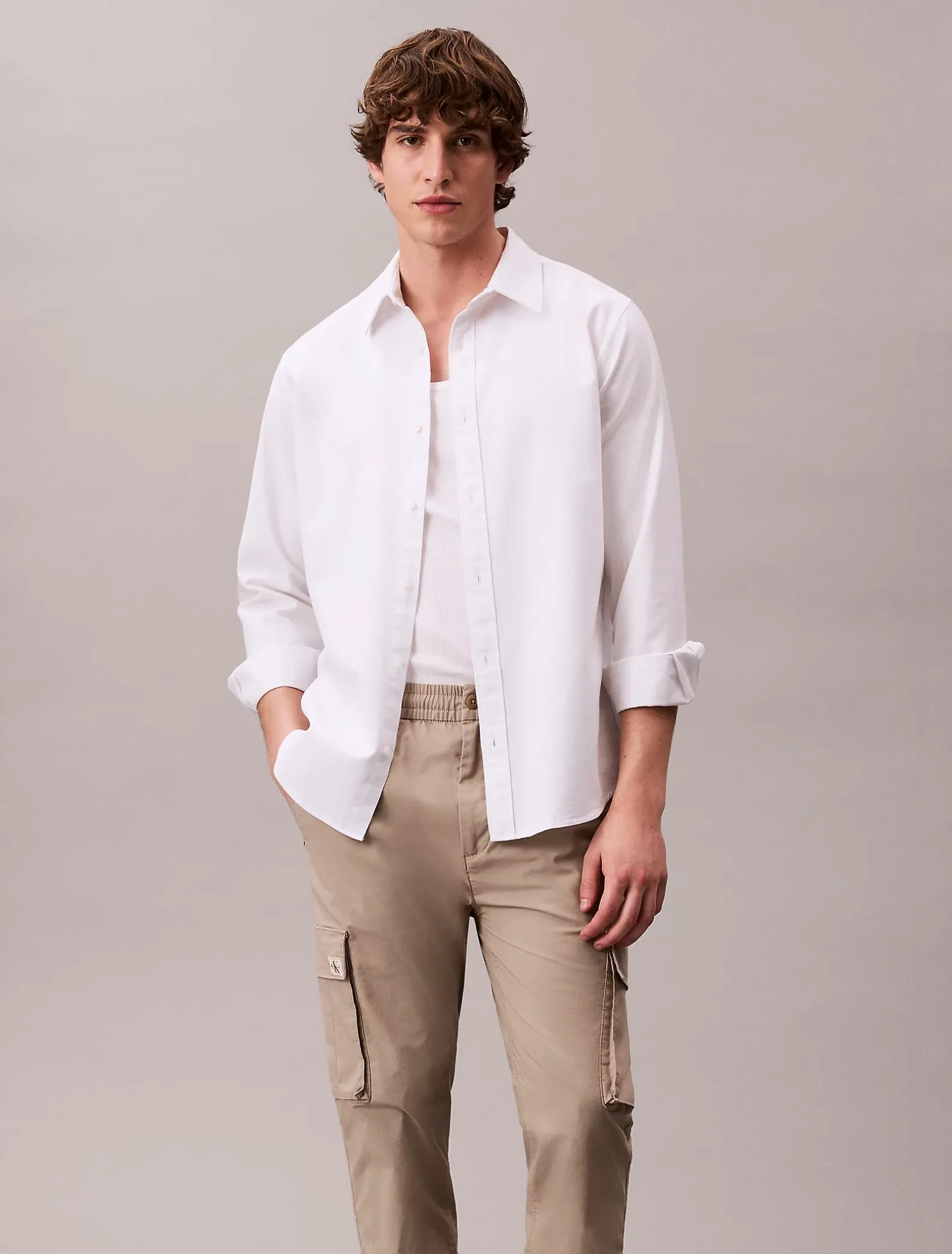 Skinny ripstop cargobroek