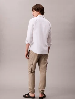 Skinny ripstop cargobroek