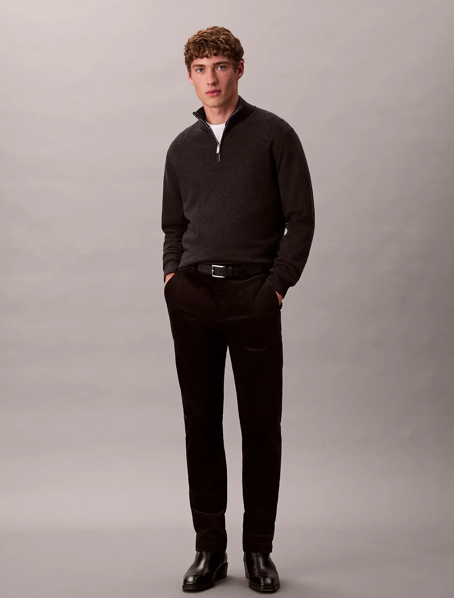 Slanke Moleskin broek