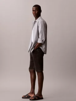 Slim denim korte broek